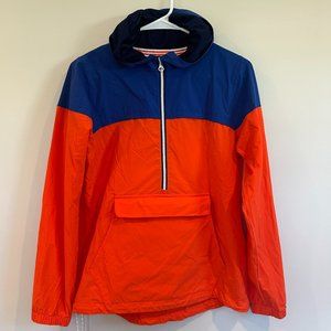 NEW BALANCE J.CREW WOMENS HALF ZIP PULLOVER WITH HOOD